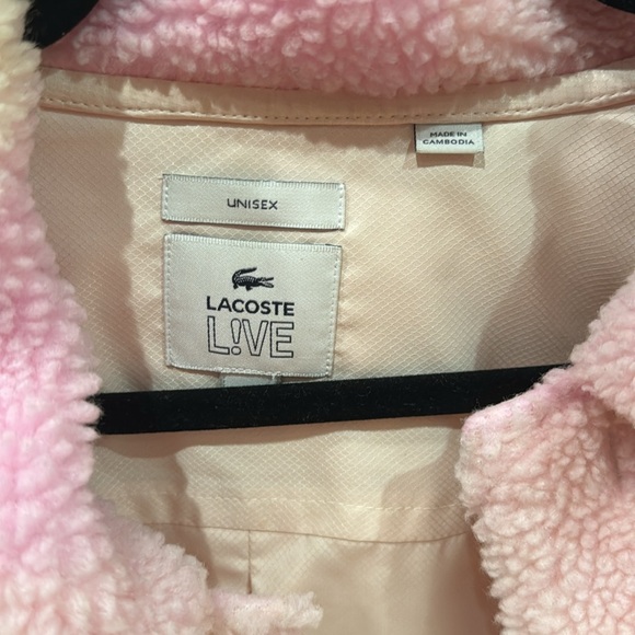 Limited Edition Lacoste L!VE Sherpa-Like Cardi - Picture 2 of 4